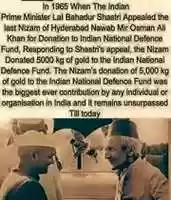 Free download Nawab Of Nizam Mir Osman Ali Khan With Prime Minister Lal Bahadur Shastri In 1965 free photo or picture to be edited with GIMP online image editor