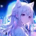 Neko Anime Girl In The Rain Live Wallpaper  screen for extension Chrome web store in OffiDocs Chromium