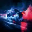 Neon Drift: Midnight Run Live Wallpaper  screen for extension Chrome web store in OffiDocs Chromium