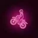 Neon Rider Game  screen for extension Chrome web store in OffiDocs Chromium