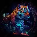 Neon Tiger  screen for extension Chrome web store in OffiDocs Chromium