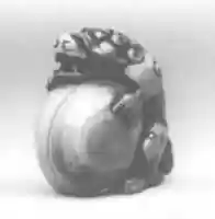 Free download Netsuke in the Shape of a Lion with a Ball free photo or picture to be edited with GIMP online image editor