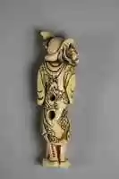 Free download Netsuke of Large Masked Figure free photo or picture to be edited with GIMP online image editor