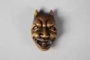 Free download Netsuke of Noh Mask; Namanari free photo or picture to be edited with GIMP online image editor
