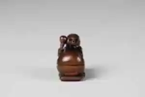 Free download Netsuke of Skeleton with a Drum free photo or picture to be edited with GIMP online image editor