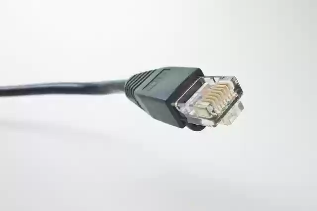 Free download network cable rj plug patch cord free picture to be edited with GIMP free online image editor