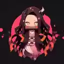 Nezuko Kamado Demon Slayer Minimalist Live Wallpaper  screen for extension Chrome web store in OffiDocs Chromium