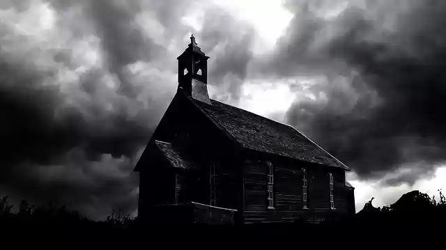 Free download Night Church Wood -  free photo or picture to be edited with GIMP online image editor