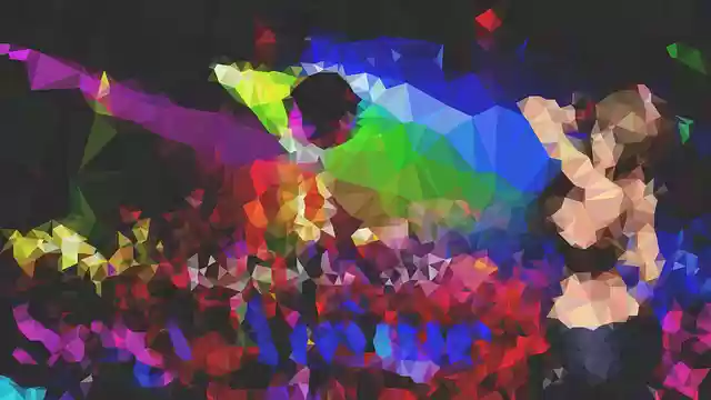 Free download Night Club Polygon Art Anime -  free illustration to be edited with GIMP free online image editor