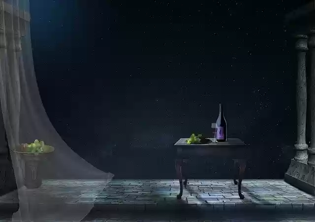 Free download Night Cosmos Table -  free illustration to be edited with GIMP online image editor