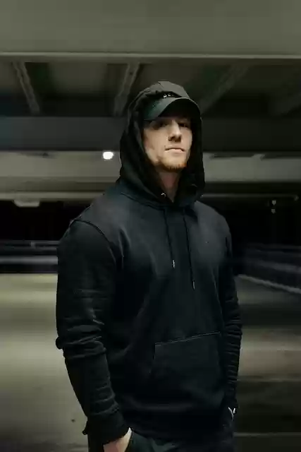 Free download night man portrait garage hoodie free picture to be edited with GIMP free online image editor
