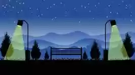 Free download Night Stars Park -  free video to be edited with OpenShot online video editor