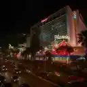 Nighttime Las Vegas Flamingo Hotel Scene  screen for extension Chrome web store in OffiDocs Chromium