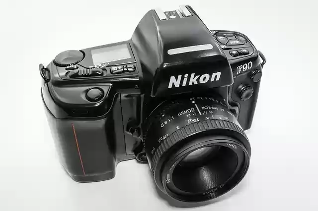 Free download nikon f90 movie camera 35mm free picture to be edited with GIMP free online image editor