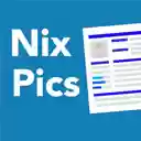 Nix Pics  screen for extension Chrome web store in OffiDocs Chromium