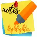 notes + highlighter | notes Box  screen for extension Chrome web store in OffiDocs Chromium