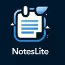 NotesLite  screen for extension Chrome web store in OffiDocs Chromium