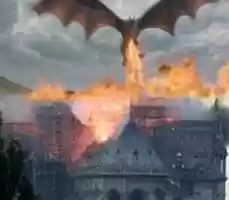 Free download Notre Dame Dragon Attack #3 free photo or picture to be edited with GIMP online image editor