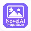 NovelAI Image Saver  screen for extension Chrome web store in OffiDocs Chromium