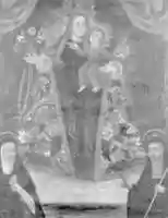 Free download Nuestra Senora del Rosario (Virgin of the Rosary with Worshipers) free photo or picture to be edited with GIMP online image editor