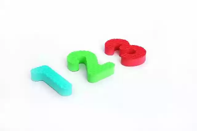 Free download Number Counting Math -  free photo or picture to be edited with GIMP online image editor