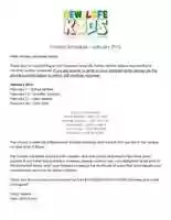 Free download Nursery Schedule February 2016 free photo or picture to be edited with GIMP online image editor