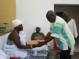 Free download OBAATANPA GHANATRIP 2019-BEING HONORED IN GHANA BY OPANINKESE OSIAHENE ODAME AND NANA AKRAHENE OF LARTEH-GHANA free photo or picture to be edited with GIMP online image editor