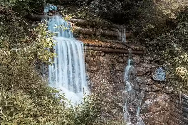 Free download Oberstdorf Waterfall Rohmoostal -  free free photo or picture to be edited with GIMP online image editor