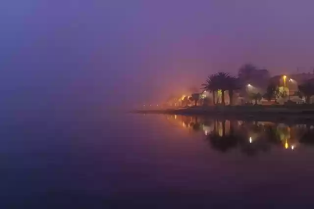 Free download ocean sea sunset lake nature mist free picture to be edited with GIMP free online image editor