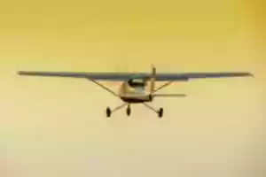 Free download OE-CRA / Reims Aviation (Cessna) FA-150L Aerobat / Late sunset takeoff at Murska Sobota Airport (LJMS) free photo or picture to be edited with GIMP online image editor