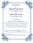 Free download Official Marriage Certificate Template DOC, XLS or PPT template free to be edited with LibreOffice online or OpenOffice Desktop online