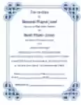 Descărcare gratuită șablon oficial de certificat de căsătorie șablon DOC, XLS sau PPT pentru a fi editat gratuit cu LibreOffice online sau OpenOffice Desktop online