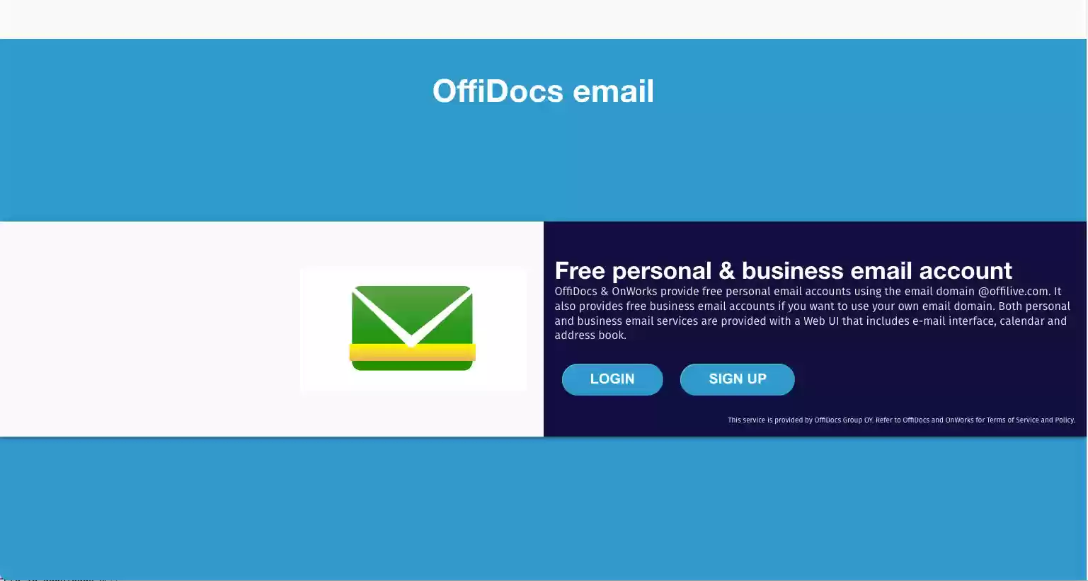 Free personal and business email account