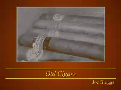 Old Cigars DOC, XLS veya PPT şablonunu ücretsiz indir, LibreOffice çevrimiçi veya OpenOffice Desktop çevrimiçi ile düzenlenebilecek ücretsiz