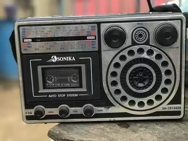 Kostenloser Download des alten UKW-Radios African Grey Radio Kostenloses Bild, das mit dem kostenlosen Online-Bildeditor GIMP bearbeitet werden kann