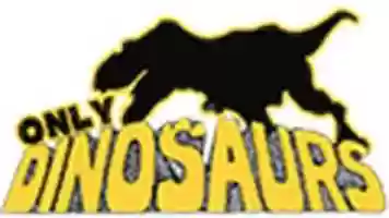 Scarica gratis Only Dinosaurs Logo foto o foto gratis da modificare con l'editor di immagini online GIMP