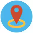 Open via Google Maps  screen for extension Chrome web store in OffiDocs Chromium