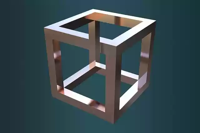 Free download Optical Illusion Cube Escher -  free illustration to be edited with GIMP free online image editor