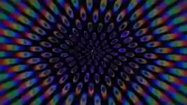 Free download Optical Illusion Dots Peacock -  free video to be edited with OpenShot online video editor