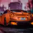 Orange Nissan Skyline GTR Live Wallpaper  screen for extension Chrome web store in OffiDocs Chromium