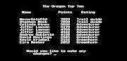 Free download Oregon Trail High Score Record free photo or picture to be edited with GIMP online image editor