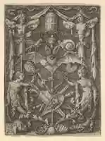 Free download Ornamental Design with a Bat in the Center free photo or picture to be edited with GIMP online image editor