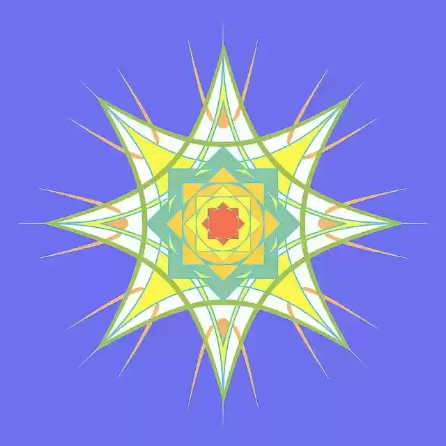 Free download Ornament Computer Graphics Star -  free illustration to be edited with GIMP free online image editor