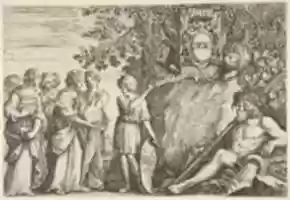 Free download Ornament Design for a Thesis with the Arms of the Strozzi free photo or picture to be edited with GIMP online image editor