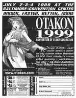 Free download Otakon 1999 Advertisement Flyer free photo or picture to be edited with GIMP online image editor