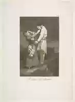 Free download Out Hunting for Teeth (A Caza de Dientes), from The Caprices (Los Caprichos), plate 12 free photo or picture to be edited with GIMP online image editor
