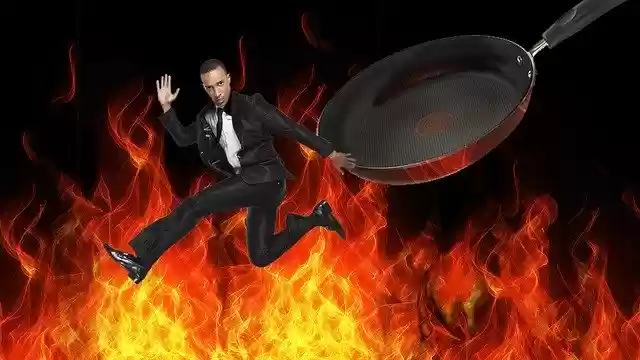 Free download Out Of The Frying Pan Into -  free illustration to be edited with GIMP free online image editor