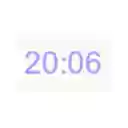 Overlay Clock  screen for extension Chrome web store in OffiDocs Chromium