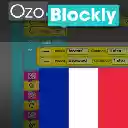 OzoBlockly en Français  screen for extension Chrome web store in OffiDocs Chromium