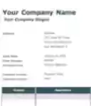 Free download Packing Slip 1 DOC, XLS or PPT template free to be edited with LibreOffice online or OpenOffice Desktop online